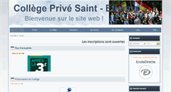 Desktop Screenshot of college-saint-etienne.fr