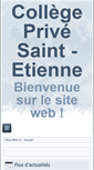 Mobile Screenshot of college-saint-etienne.fr