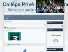 Tablet Screenshot of college-saint-etienne.fr